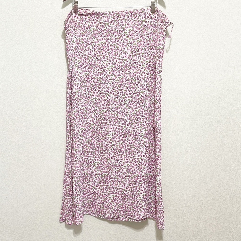 Classic Blues by Wrangler Woman Floral Maxi Skirt Size L